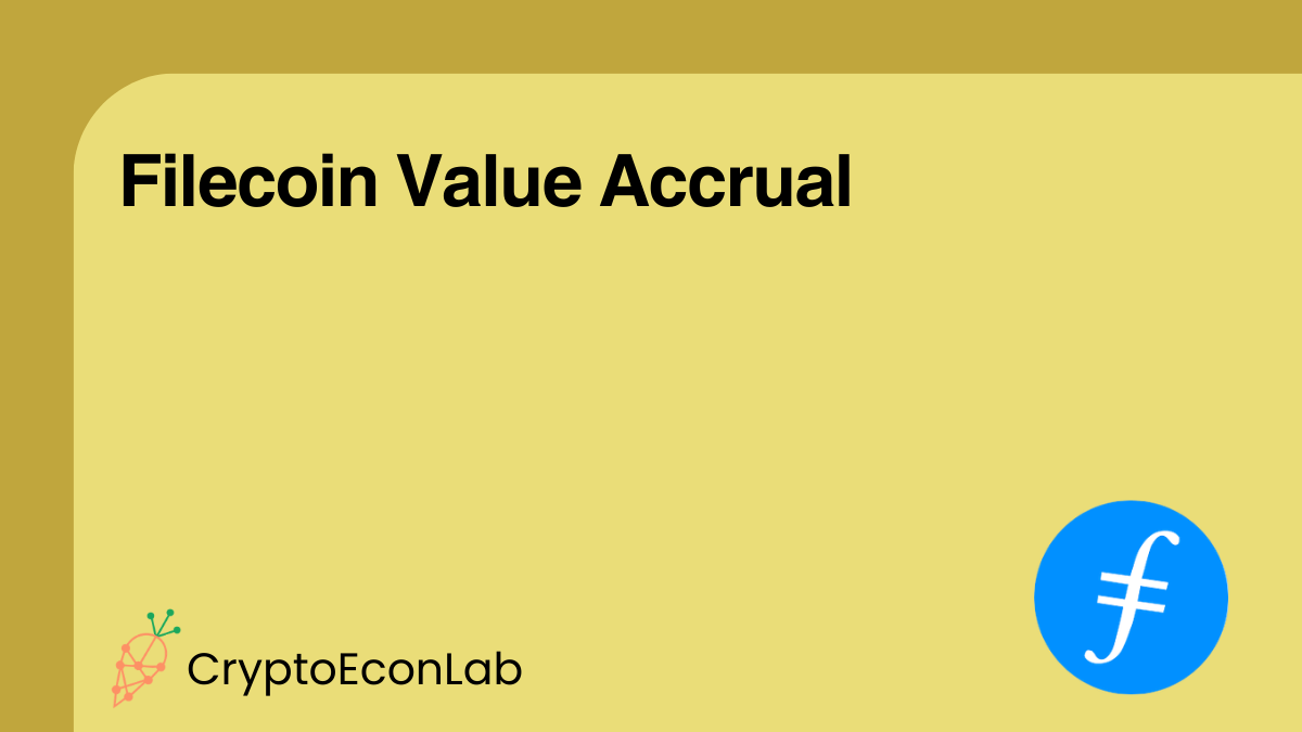 Filecoin Value Accrual