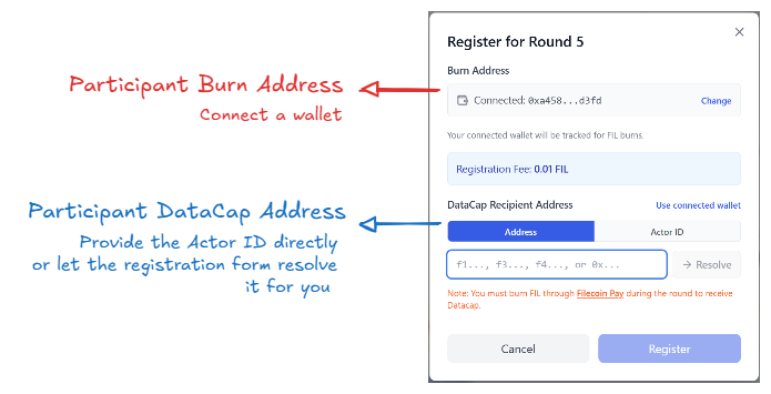 Click to expand Registration flow