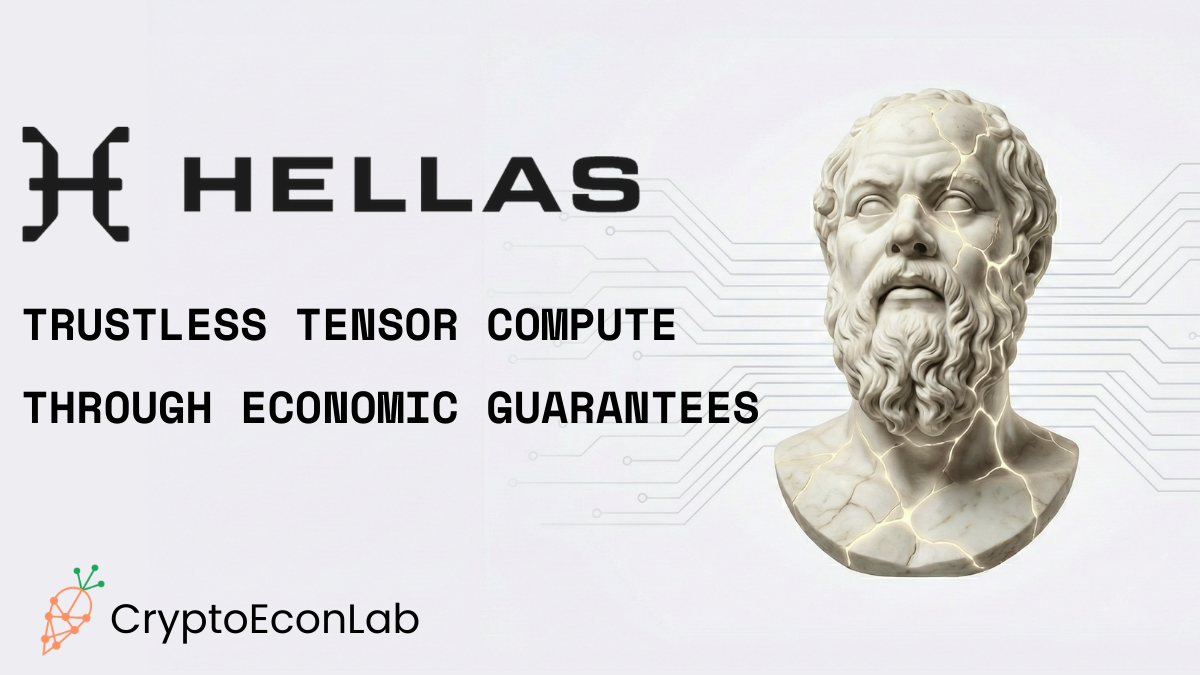 Hellas: Trustless Tensor Compute Through Economic Guarantees